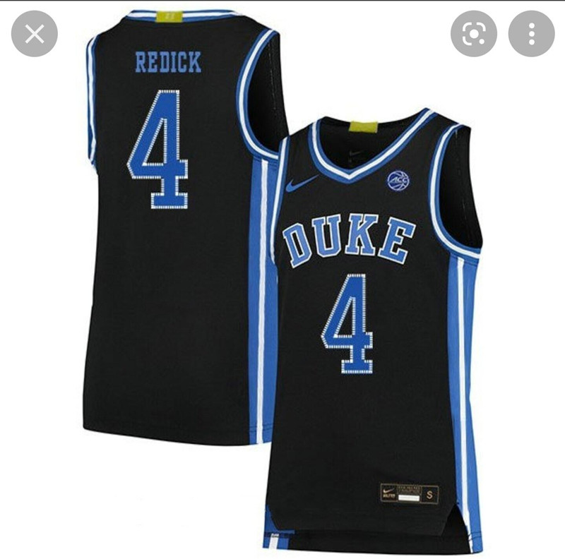 Men's Duke Blue Devils #4 JJ Redick Black Basketball Stitched NCAA Jersey